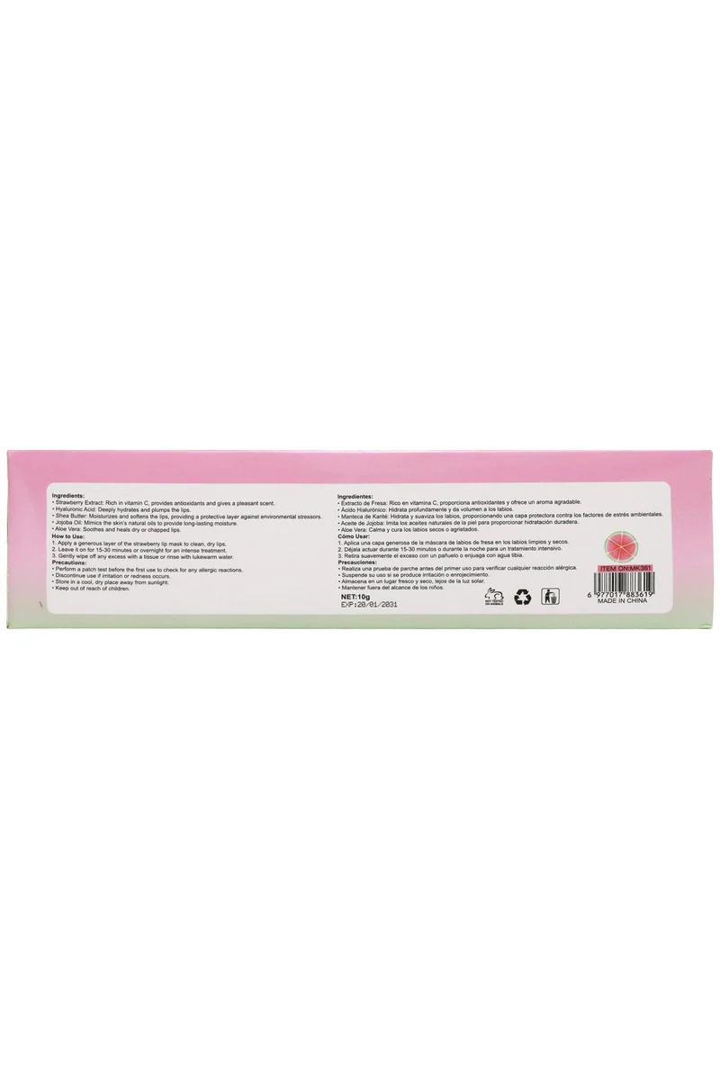Pastel Watermelon Lip Mask Balm