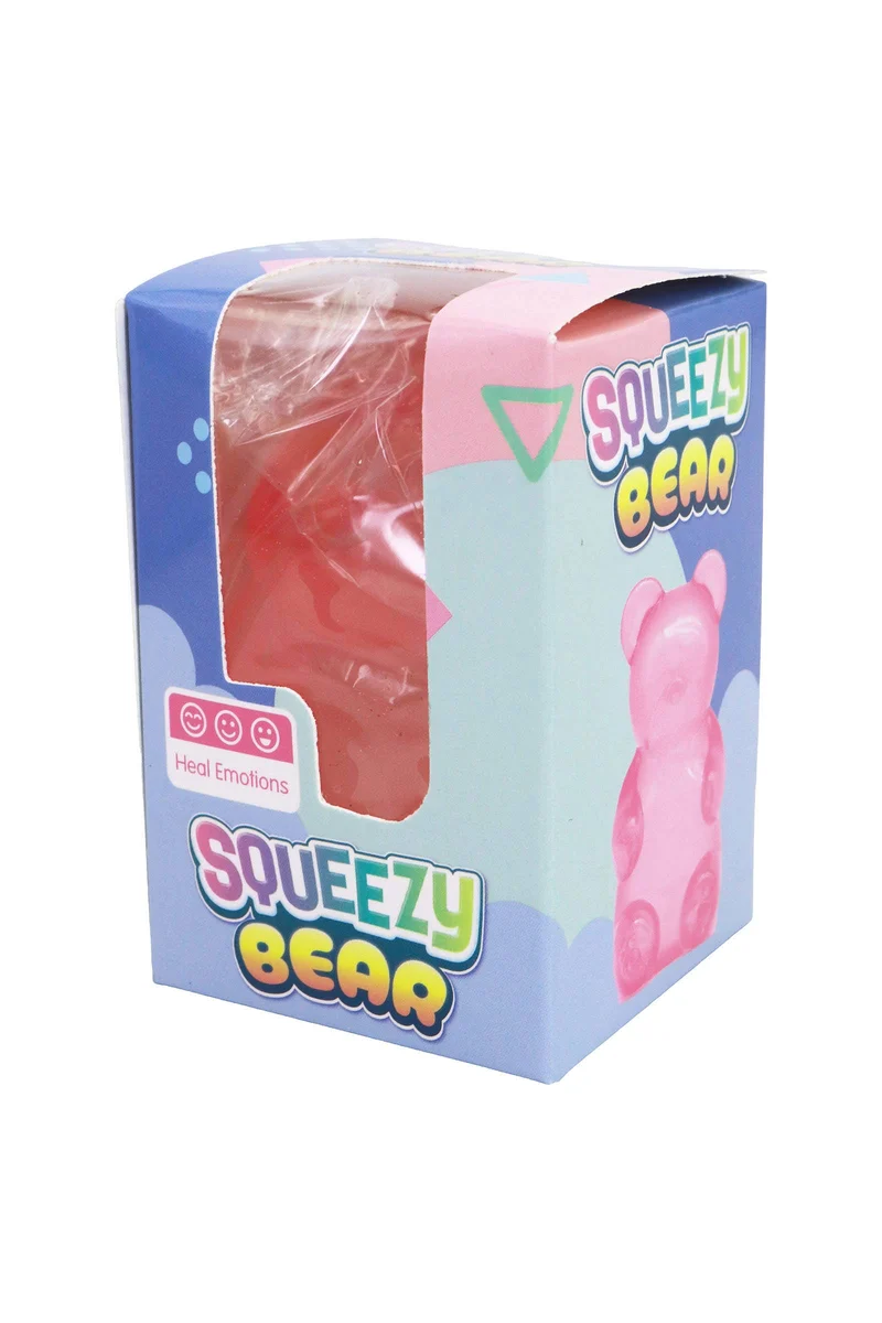 Squeezy Teddy Bear Thick Putty Filled Squishy - 12 Pcs