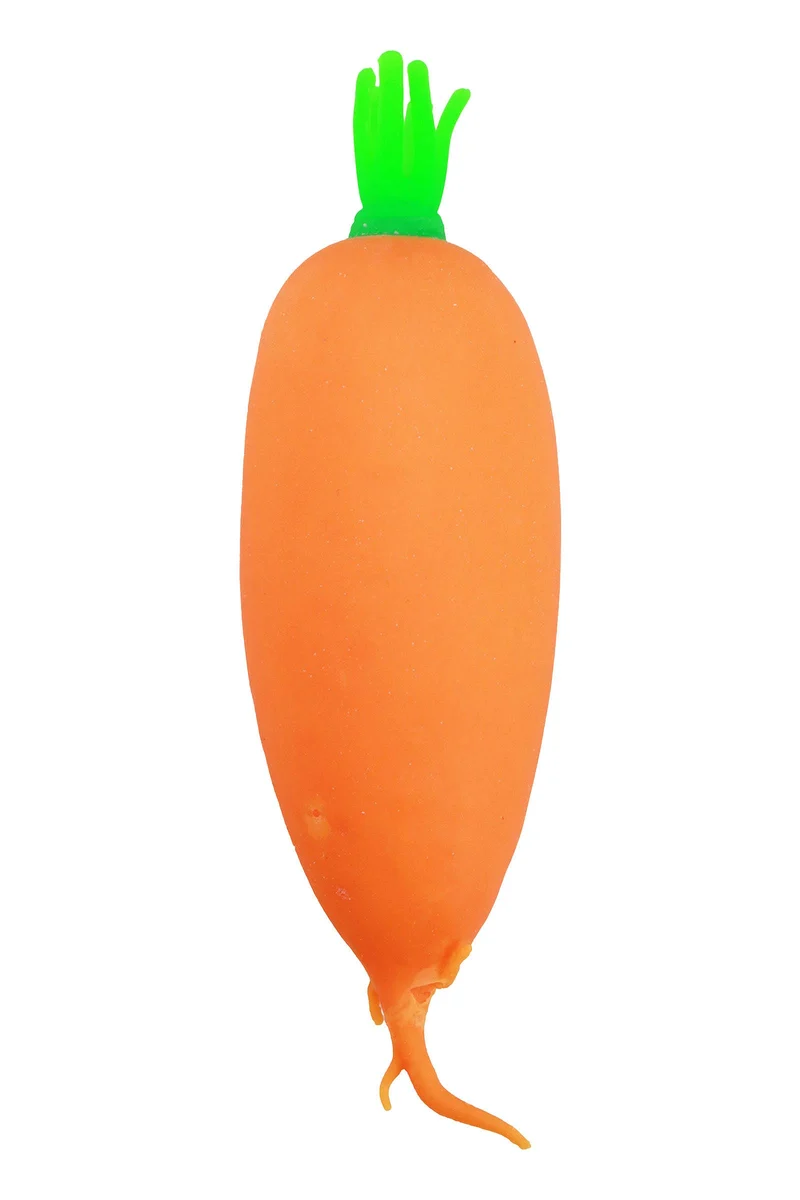 Carrot Bunny Fluffy Slime Filled Soft Squishy