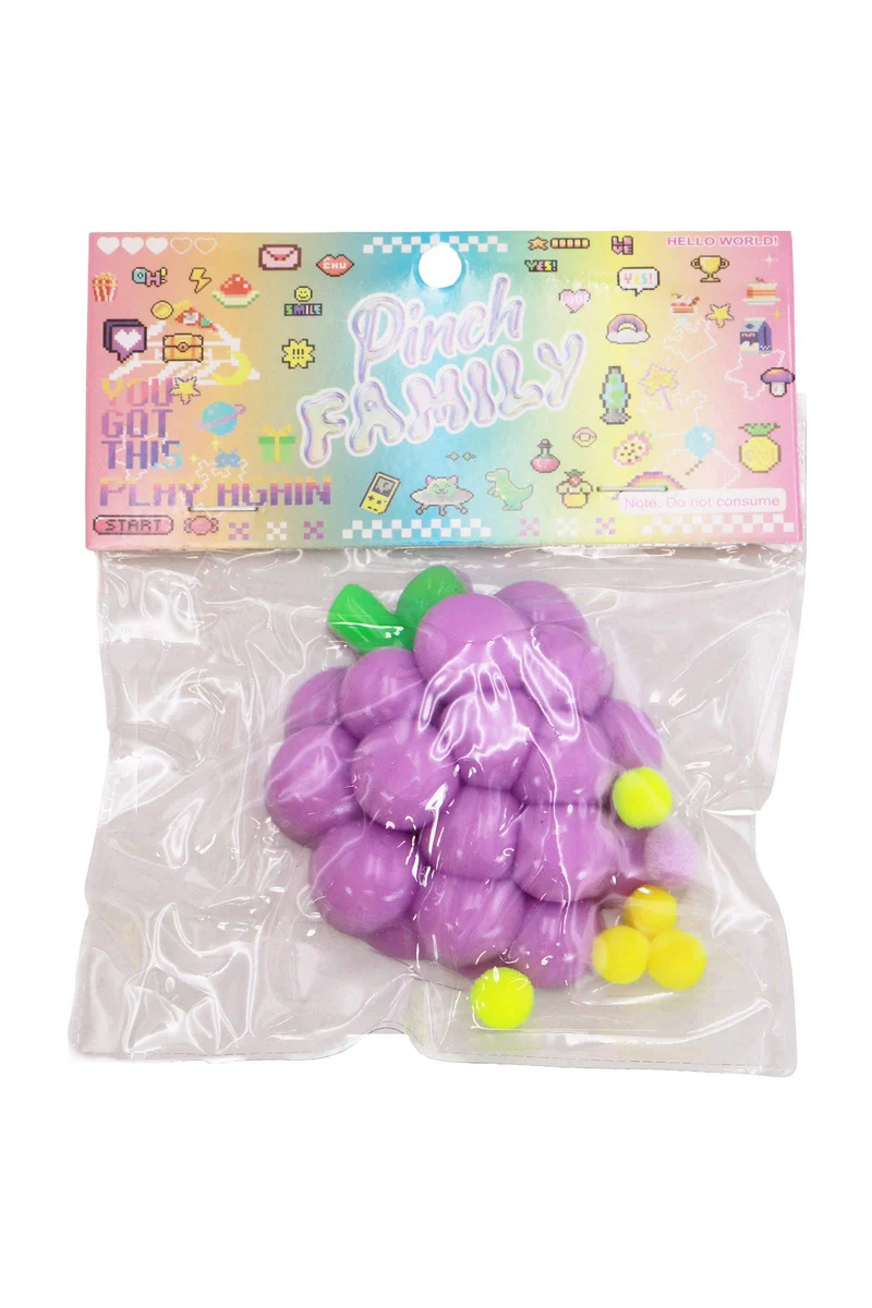 Fruit Variety Sticky Mochi Squishy Bag