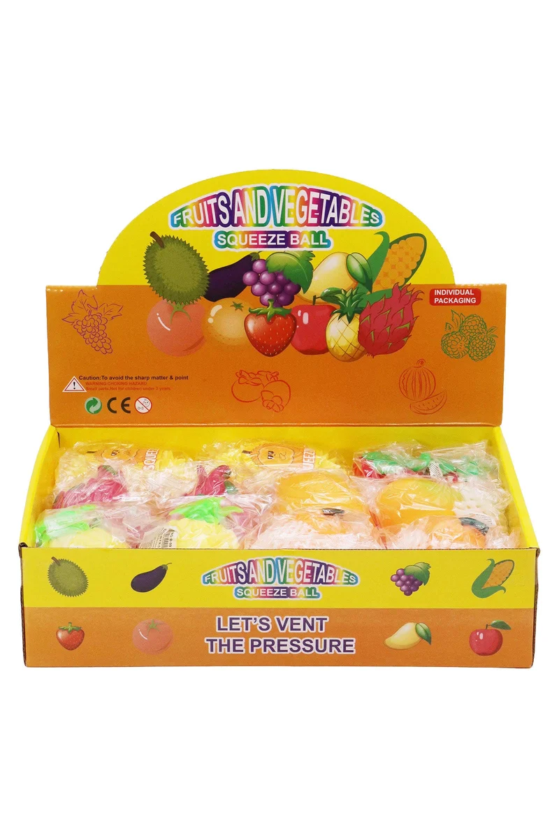 Fruit Mix Fluffy Slime Filled Soft Squishy Toy