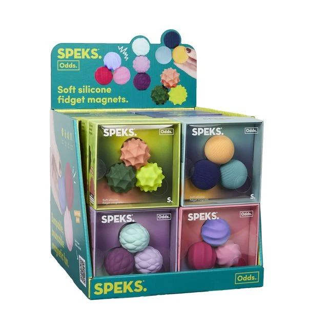 Odds Vivid Soft Silicone Quiet Fidget Magnets for Sensory Play