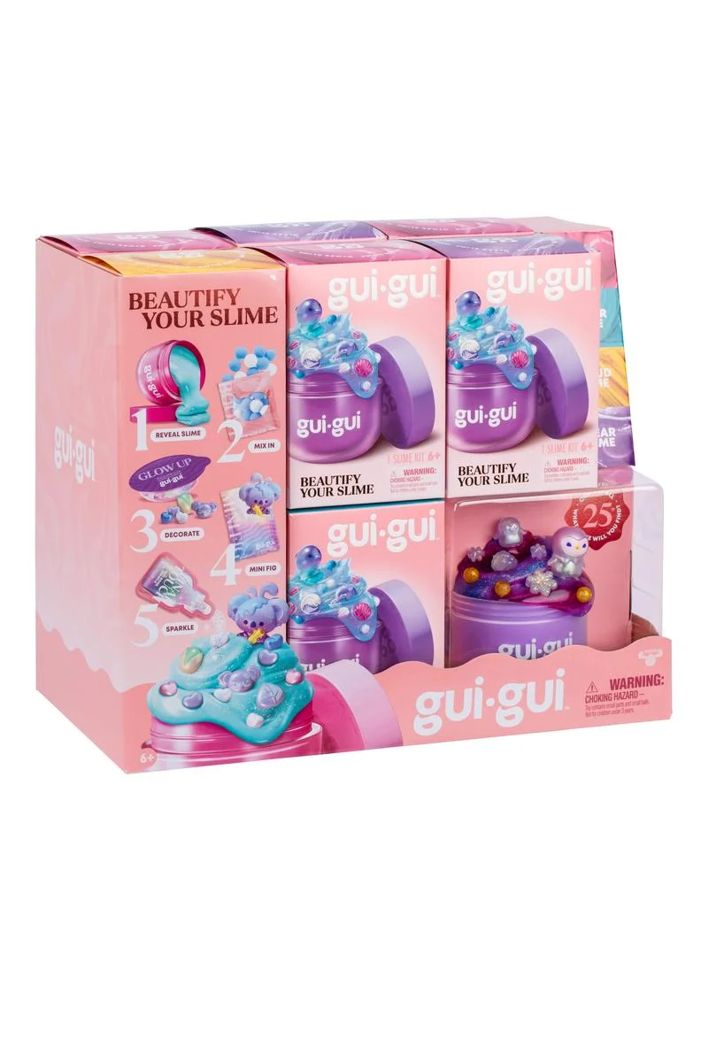 Gui Gui Surprise Slime Kit with Mini Figure and Charms
