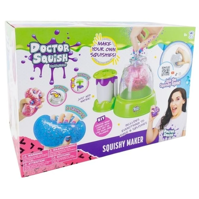 Doctor Squish DIY Squishy Maker Station 25 Piece Craft Kit
