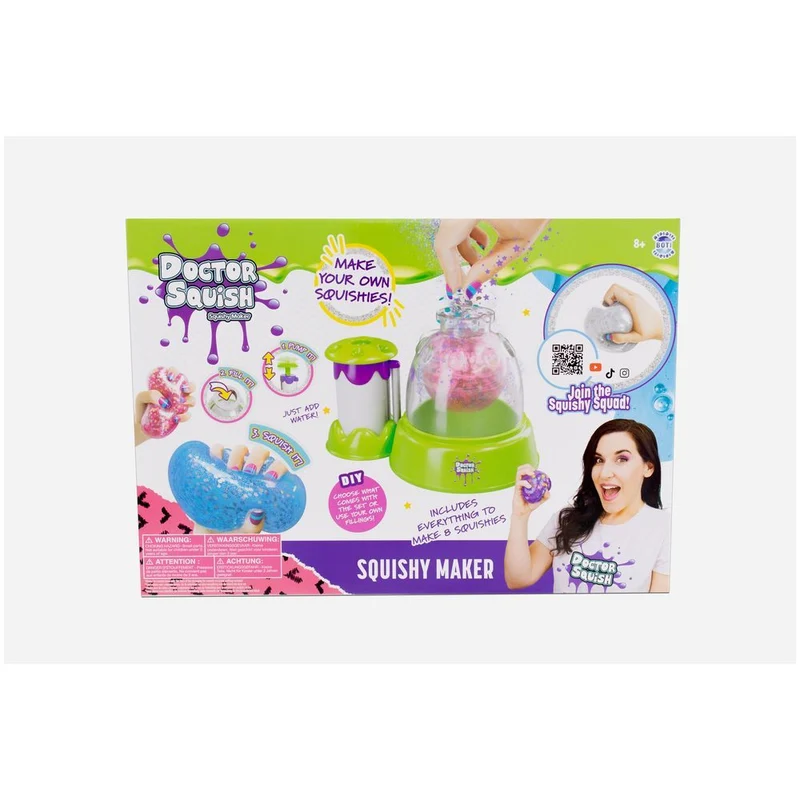 Doctor Squish DIY Squishy Maker Station 25 Piece Craft Kit