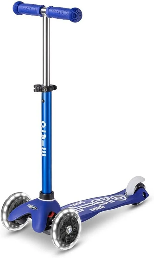 Maxi LED Micro Scooter Blue and White