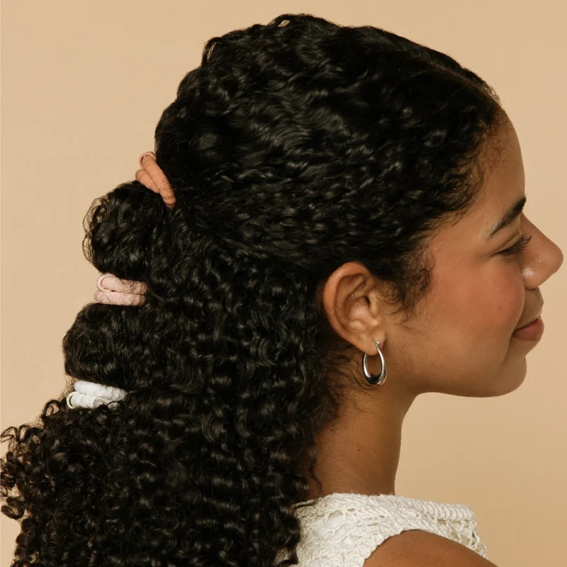 TELETIES Small For the Love of Nudes Nylon Hair Ties