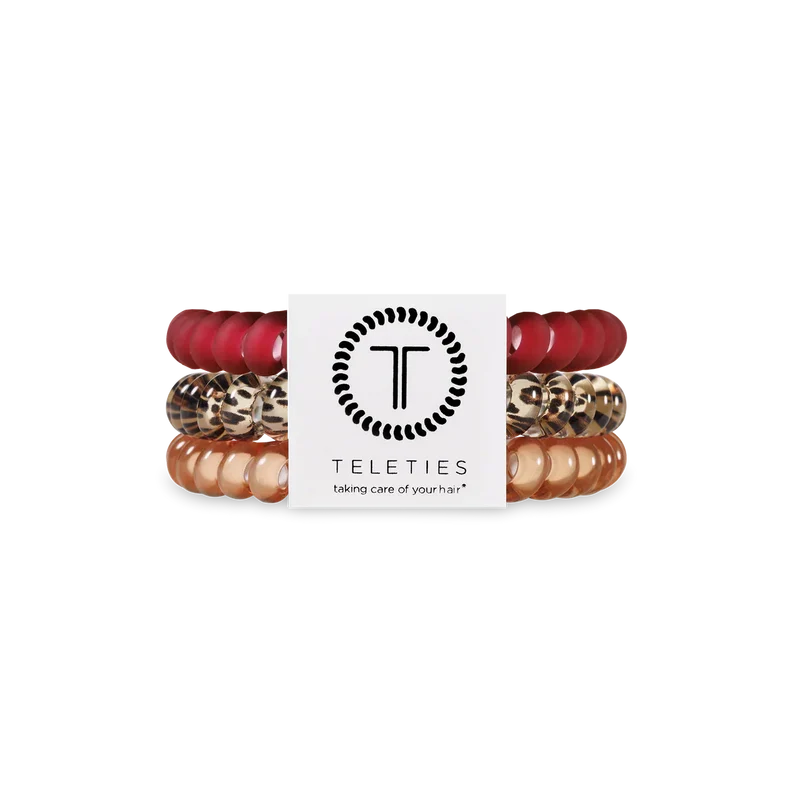 TELETIES Wild Side Small Strong Grip No Rip Hair Ties