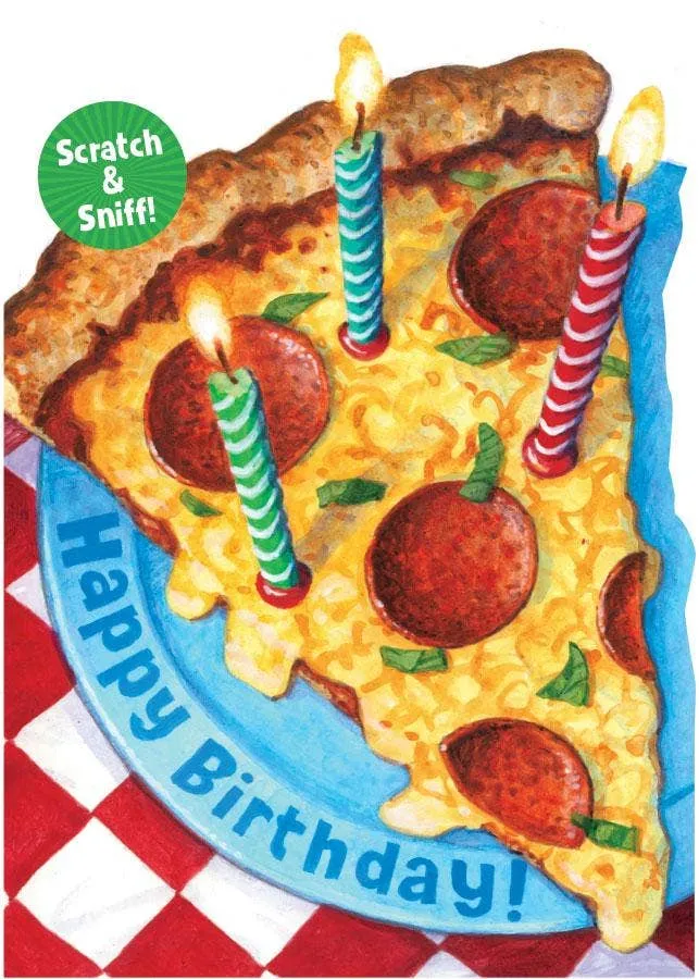 Gumball Machine Scratch and Sniff Scented Kids Birthday Greeting Card