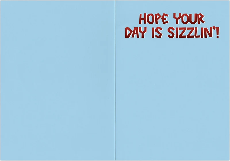 Peaceable Kingdom Bacon Scented Scratch and Sniff Birthday Greeting Card