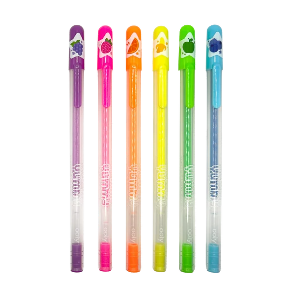 Yummy Yummy 6 Scented Neon Gel Pens