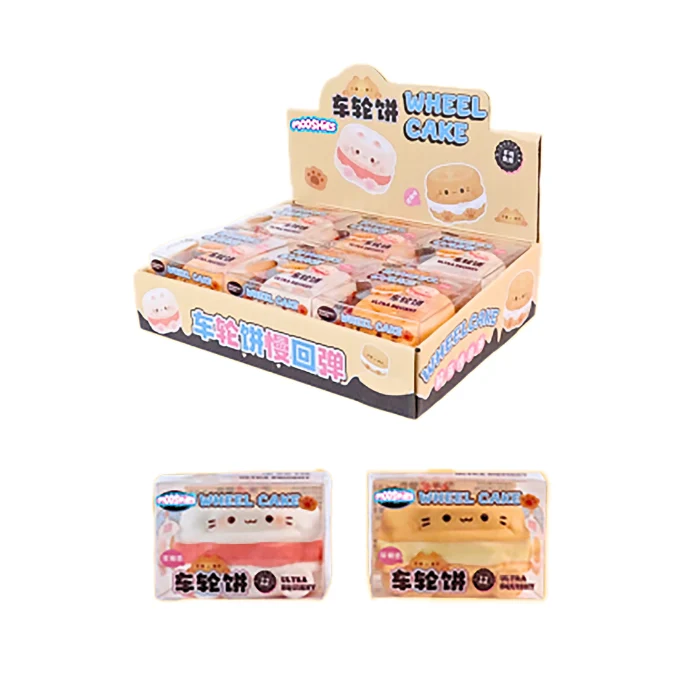 MOOSHIES Slow-Rise Wheel Cake Scented Bakery Squeeze Toy Squishy