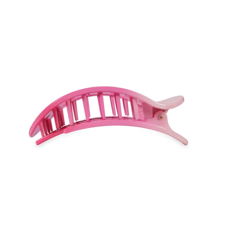 Teleties Kiss and Tell Medium Flat Pink Ombre Hair Clip