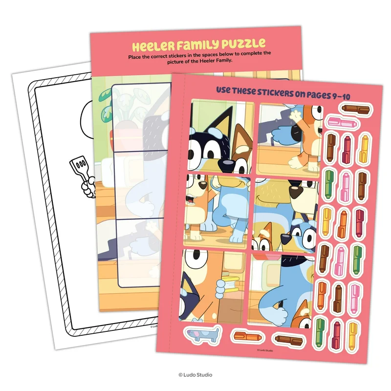 Bluey Jumbo Coloring & Sticker Activity Book