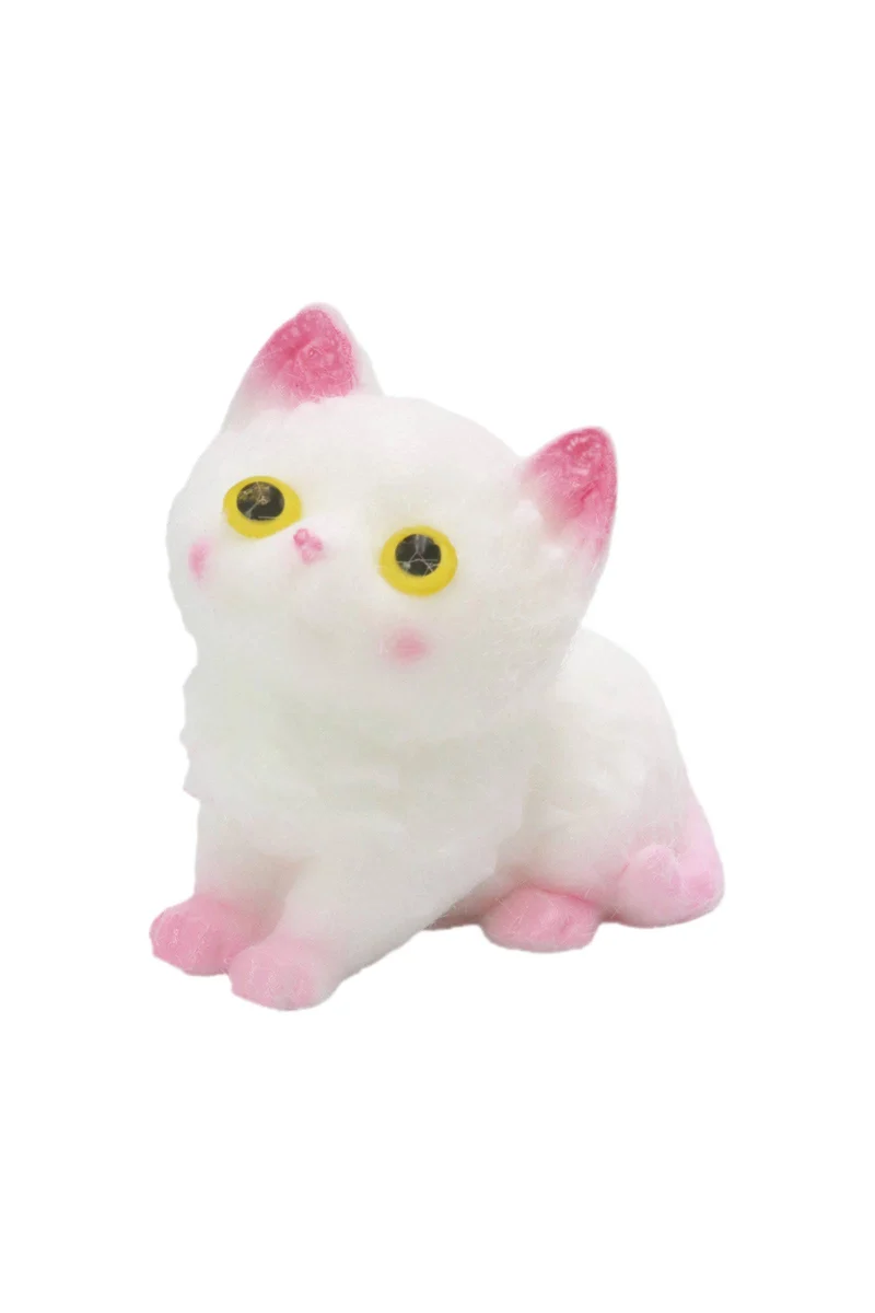 Fuzzy Persian Cat Mochi Squishy Bag