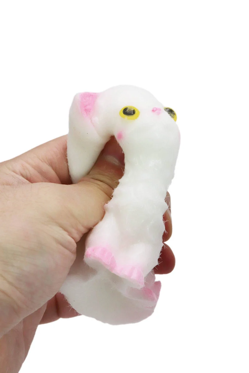 Fuzzy Persian Cat Mochi Squishy Bag