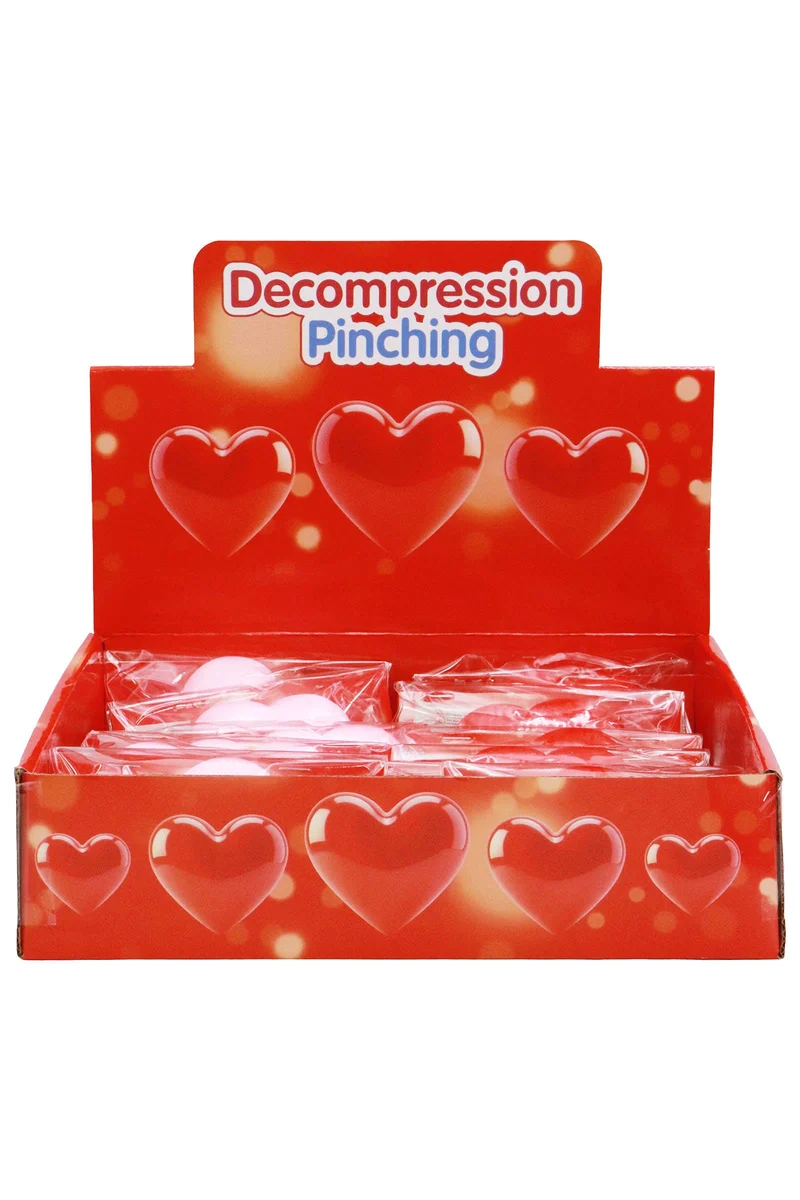 Romantic Love Heart Slime Filled Squishy Bag