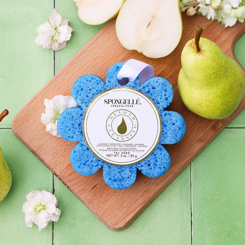 Freesia Pear Wild Flower | Soap Sponge | Soap Buffer | Clean