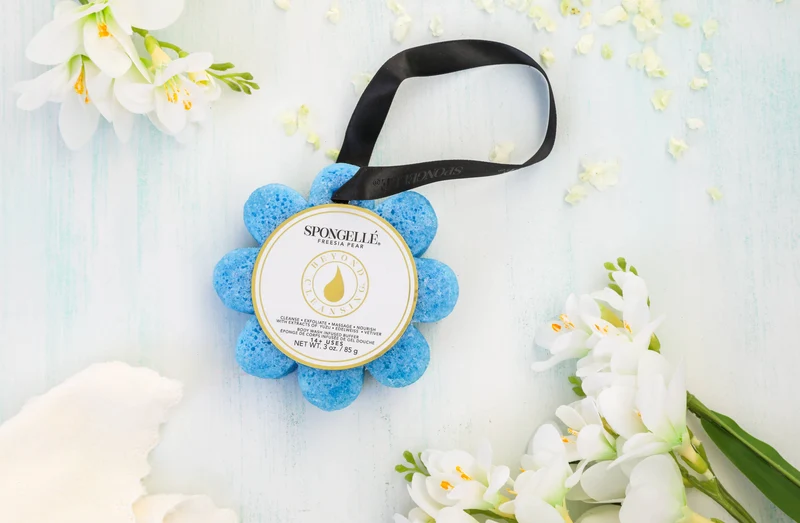 Freesia Pear Wild Flower | Soap Sponge | Soap Buffer | Clean