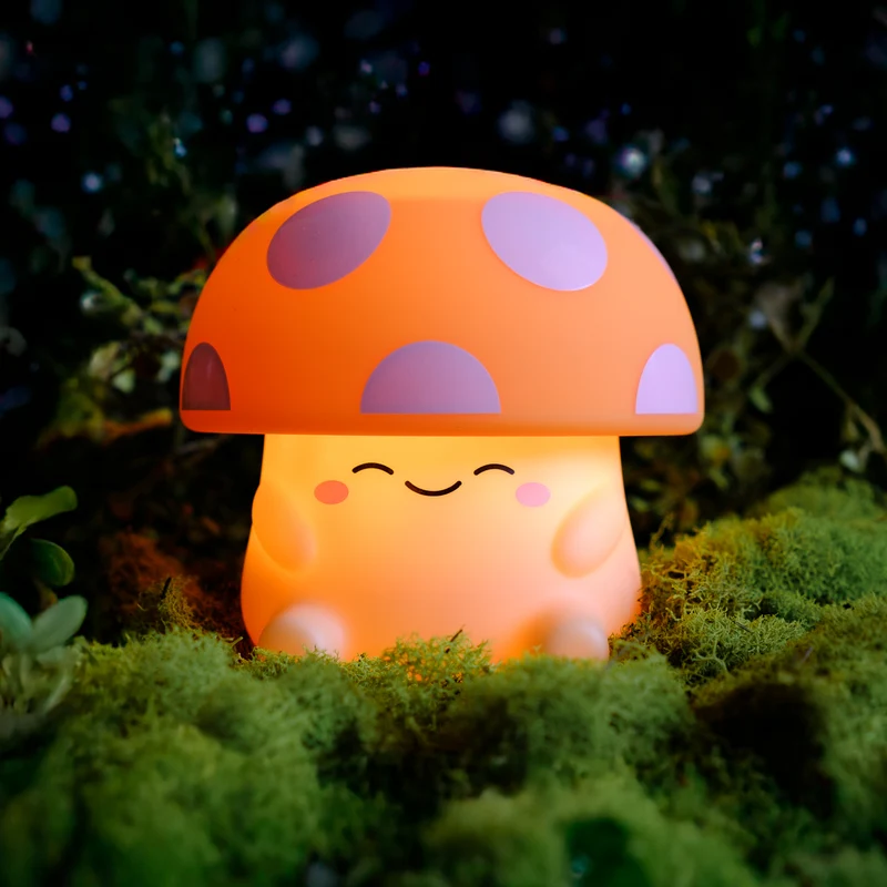Mushi Ambient Mushroom Light Soft Silicone USB Rechargeable Lamp