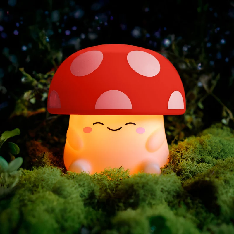 Mushi Ambient Mushroom Light Soft Silicone USB Rechargeable Lamp