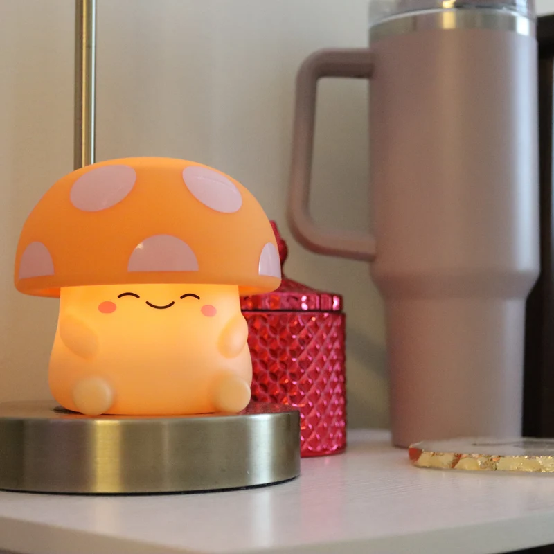 Mushi Ambient Mushroom Light Soft Silicone USB Rechargeable Lamp