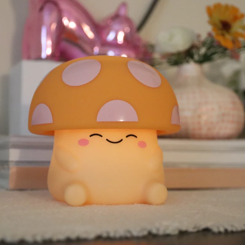 Mushi Ambient Mushroom Light Soft Silicone USB Rechargeable Lamp
