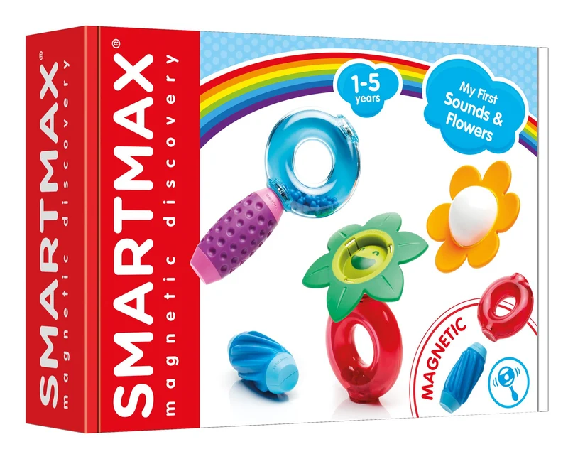 SmartMax My First Sounds and Flowers Magnetic STEM Sensory Building Set