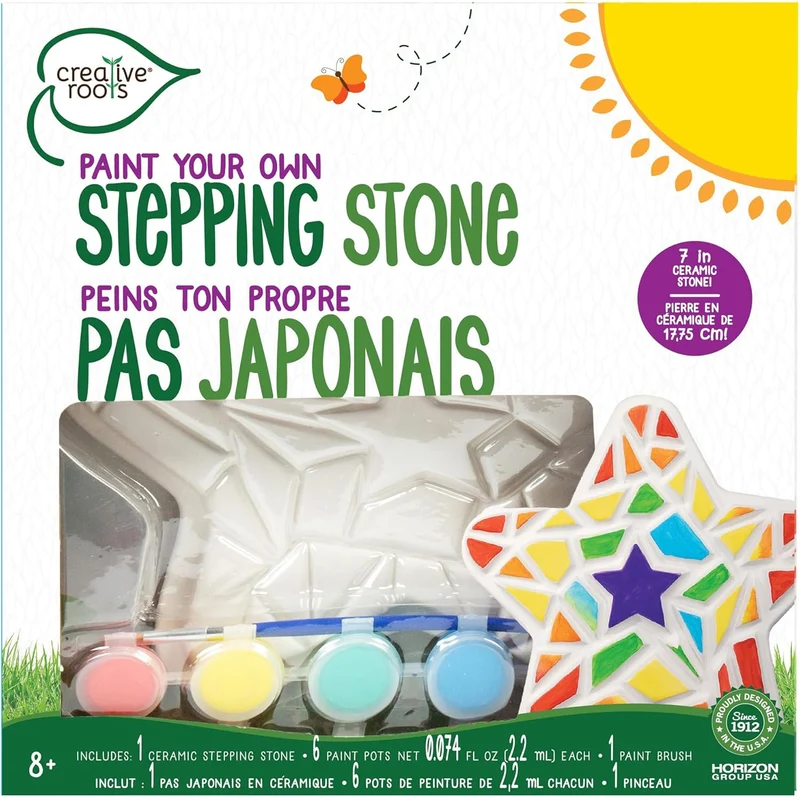 Creative Roots Paint Your Own Star Stepping Stone DIY Kit