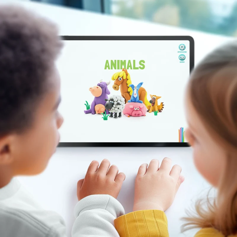 Hey Clay Animals Air-Dry Modeling Clay Set with Interactive App