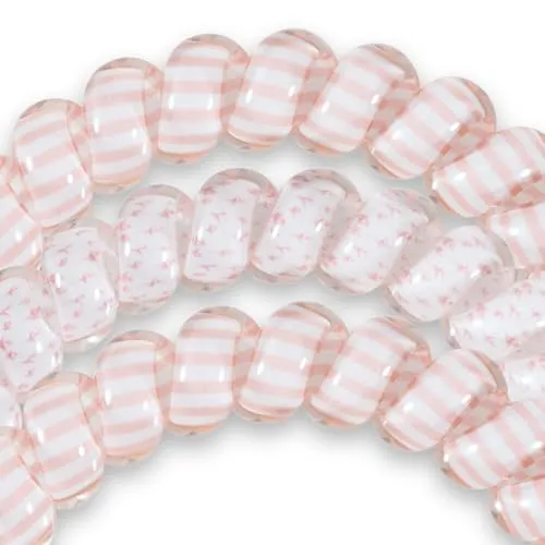 TELETIES Football Small Spiral Hair Coils No Crease Ties