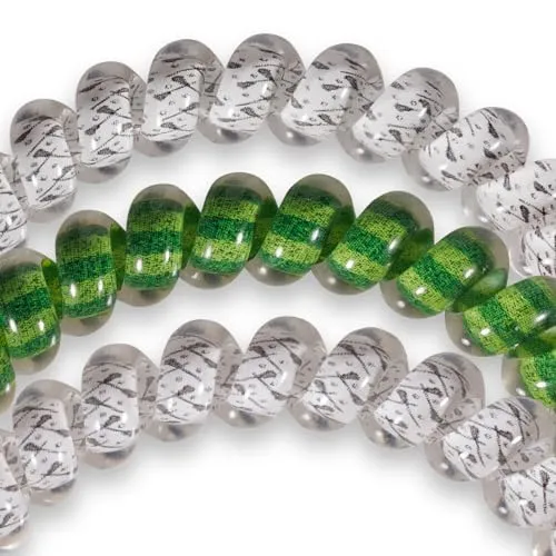 TELETIES Football Small Spiral Hair Coils No Crease Ties