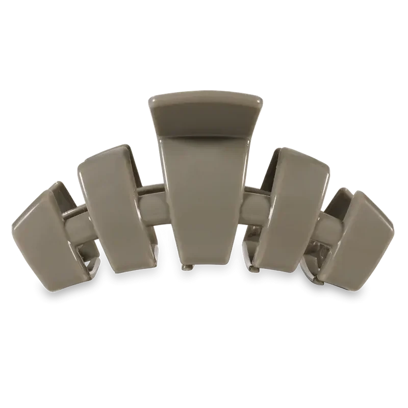 Teleties Classic Large Hair Claw Clip Sage Green Bendable Teeth