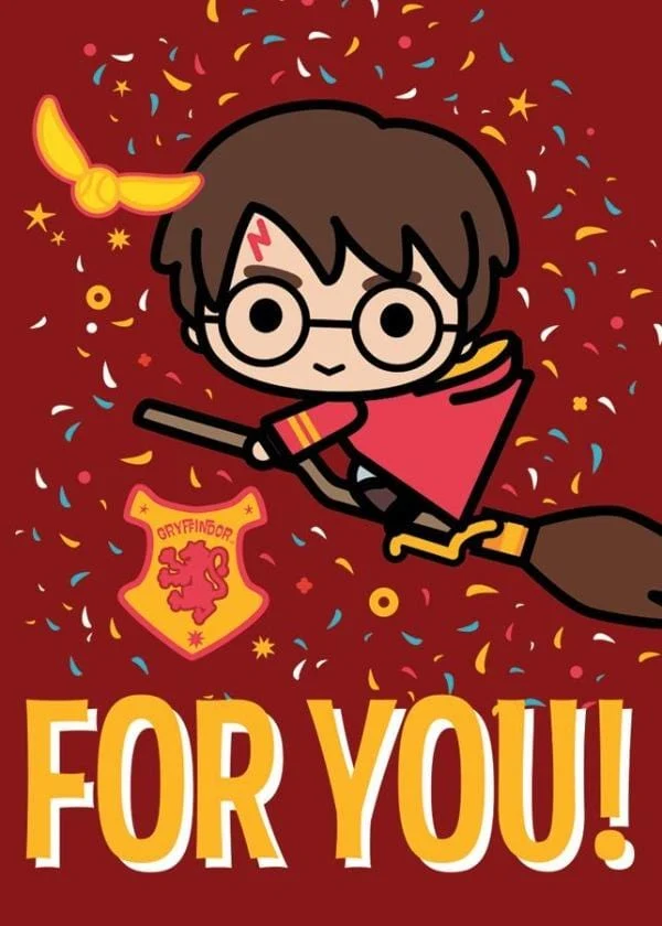 Harry Potter Chibi Mini Gift Enclosure Card With Envelope