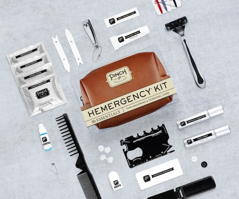 Hemergency Cognac Brown Grooming Kit
