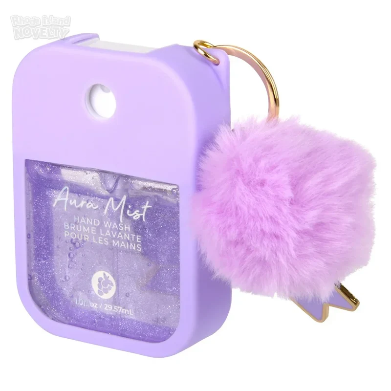Butterfly Auro Mist 4-Inch Keychain with Hand Wash Spray