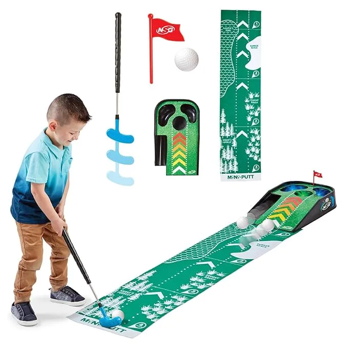 NSG Electronic Mini-Putt Kids Golf Set with Adjustable Putter