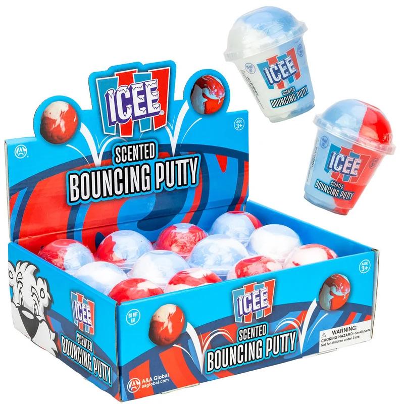 ICEE Scented Bouncing Putty Toy in Iconic Cup Containers