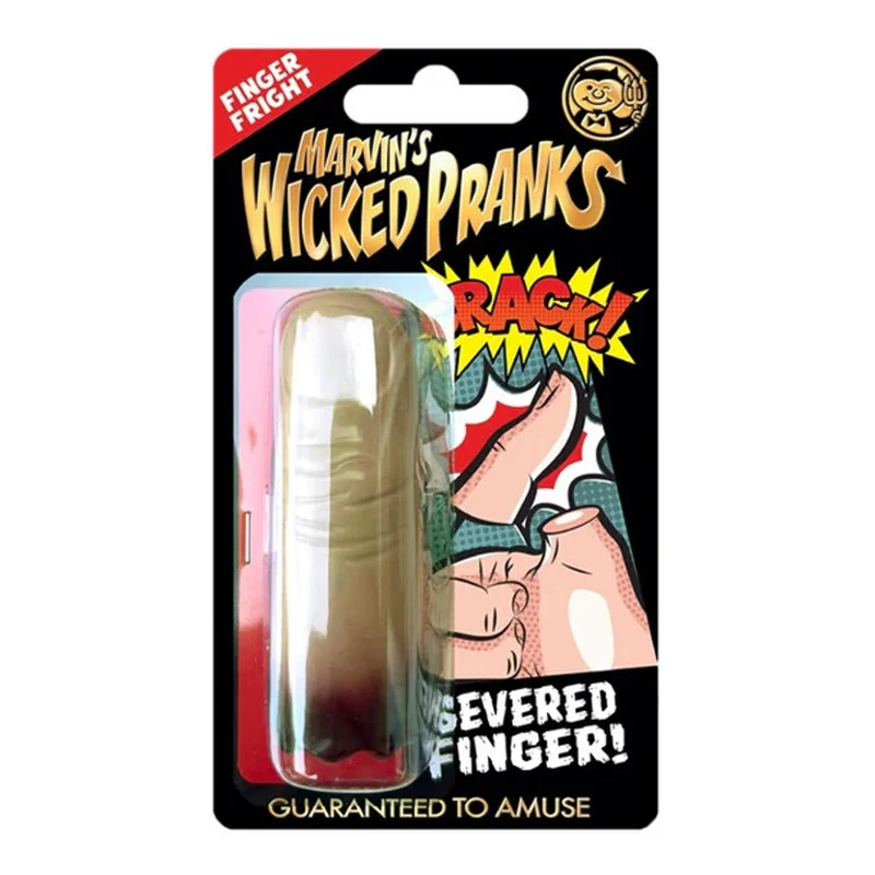 Marvin's Magic Wicked Prank Convincingly Realistic Severed Finger Gag Toy
