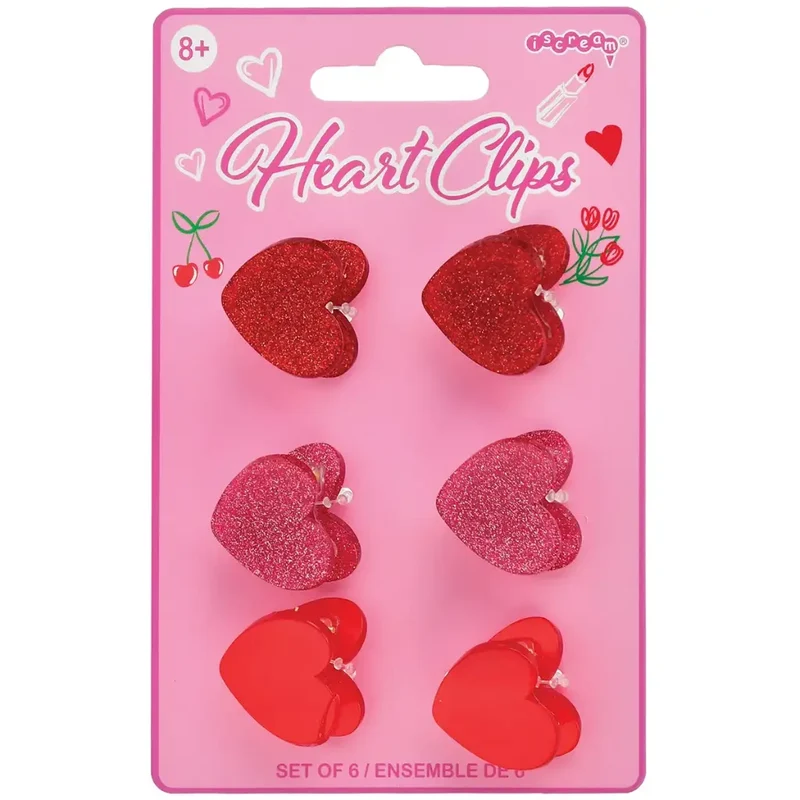 Heart Hair Clips