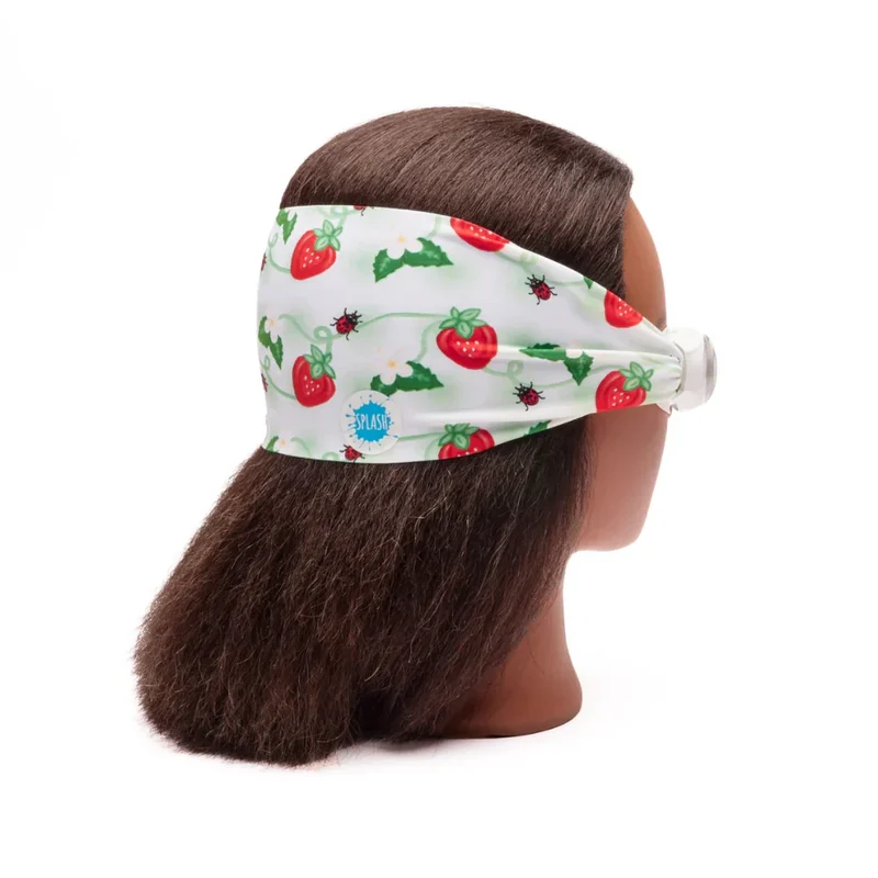 Splash Swim Goggles Strawberry Fields Tangle-Free Comfortable Kids Swim Goggles