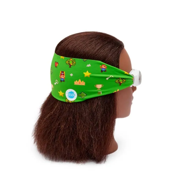 Level Up Tangle-Free Fabric Strap Swim Goggles for Kids