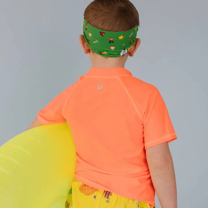 Level Up Tangle-Free Fabric Strap Swim Goggles for Kids