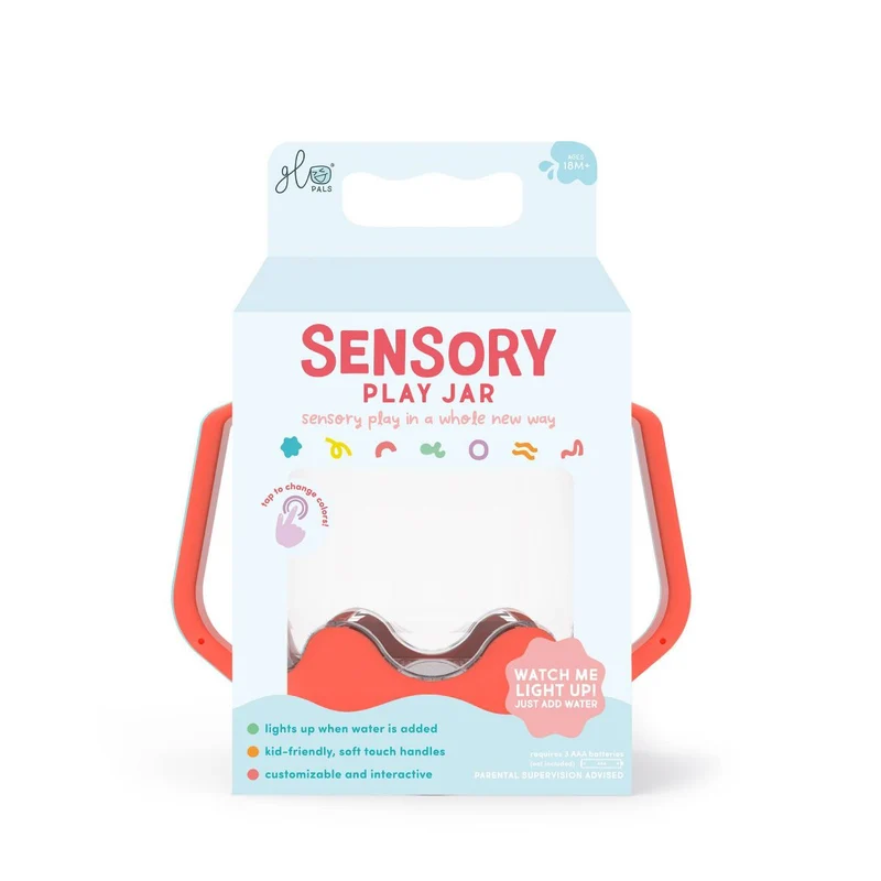 Glo Pals Red Sensory Jar
