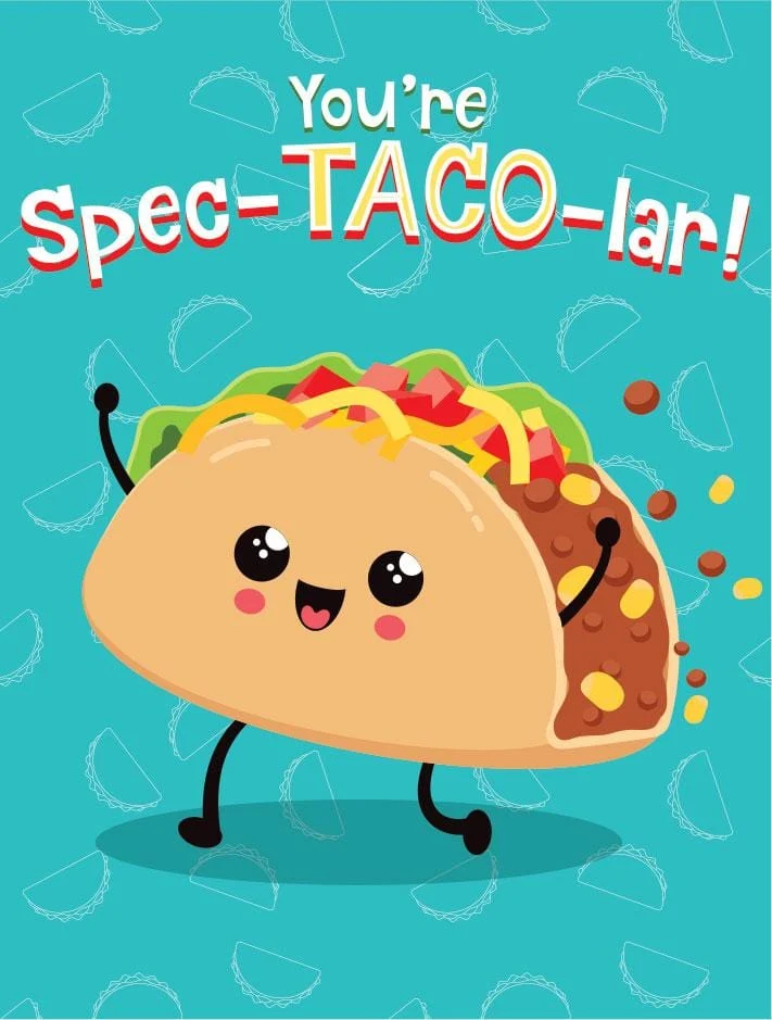 Spec-TACO-lar Mini Gift Enclosure Card with High Shine Glitter Accents