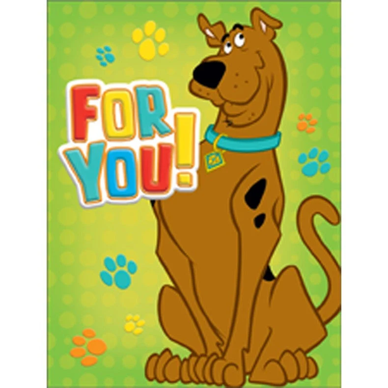 Scooby Doo Mini Blank Gift Enclosure Card for Kids with Envelope
