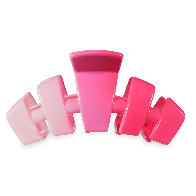 Teleties Classic Kiss & Tell Pink Ombré Claw Hair Clip