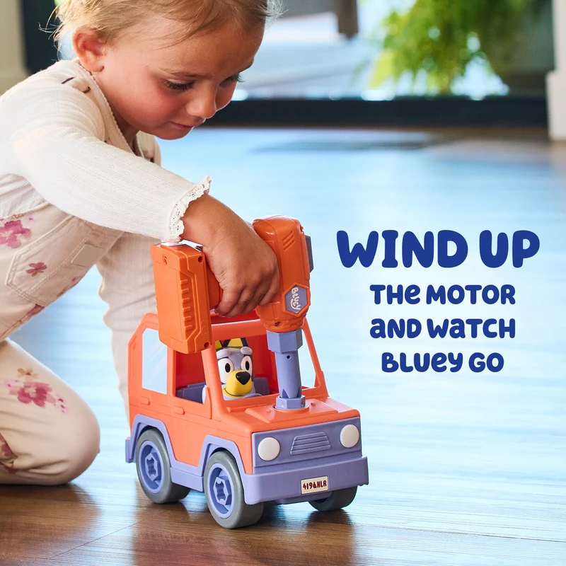 Build-A-Buddy Bluey Take Apart Motorized Car with Toy Drill