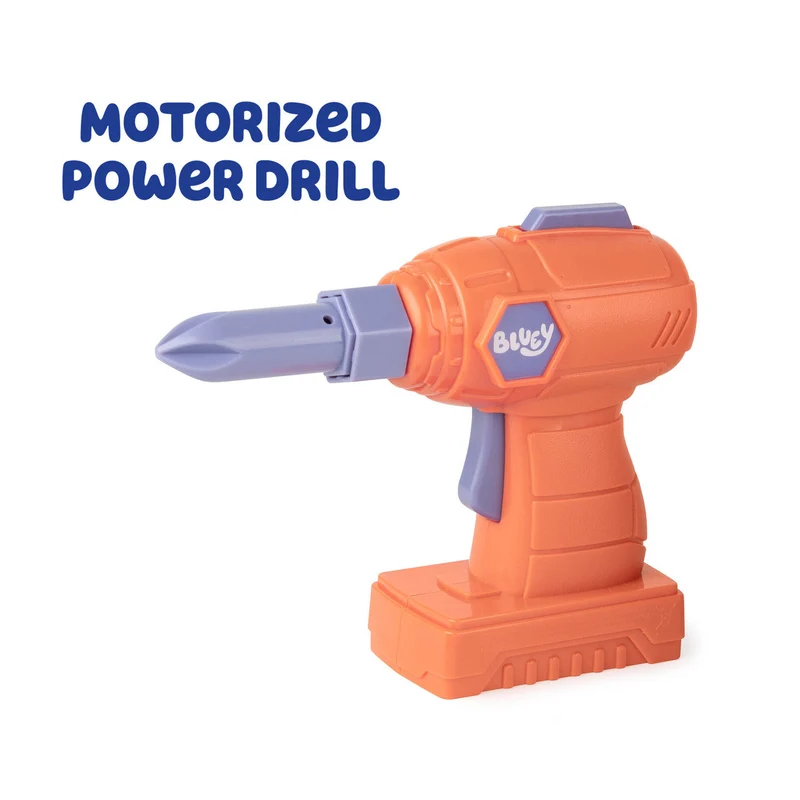 Build-A-Buddy Bluey Take Apart Motorized Car with Toy Drill