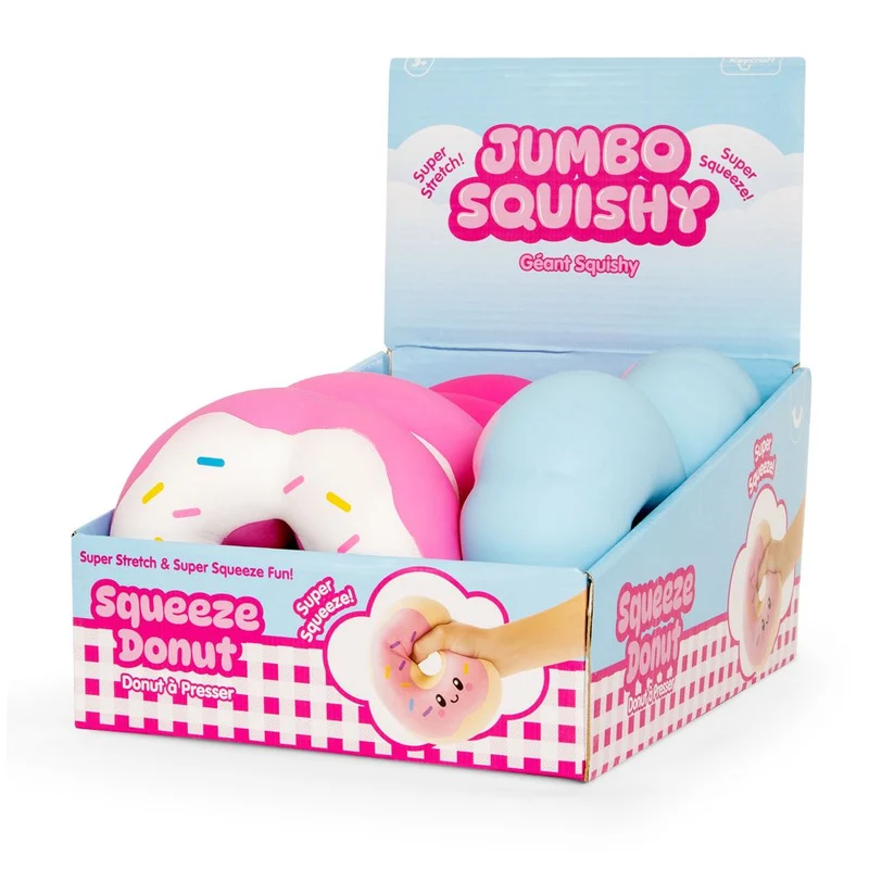 Jumbo Slow Rising Donut Squishy Sensory Stress Relief Toy